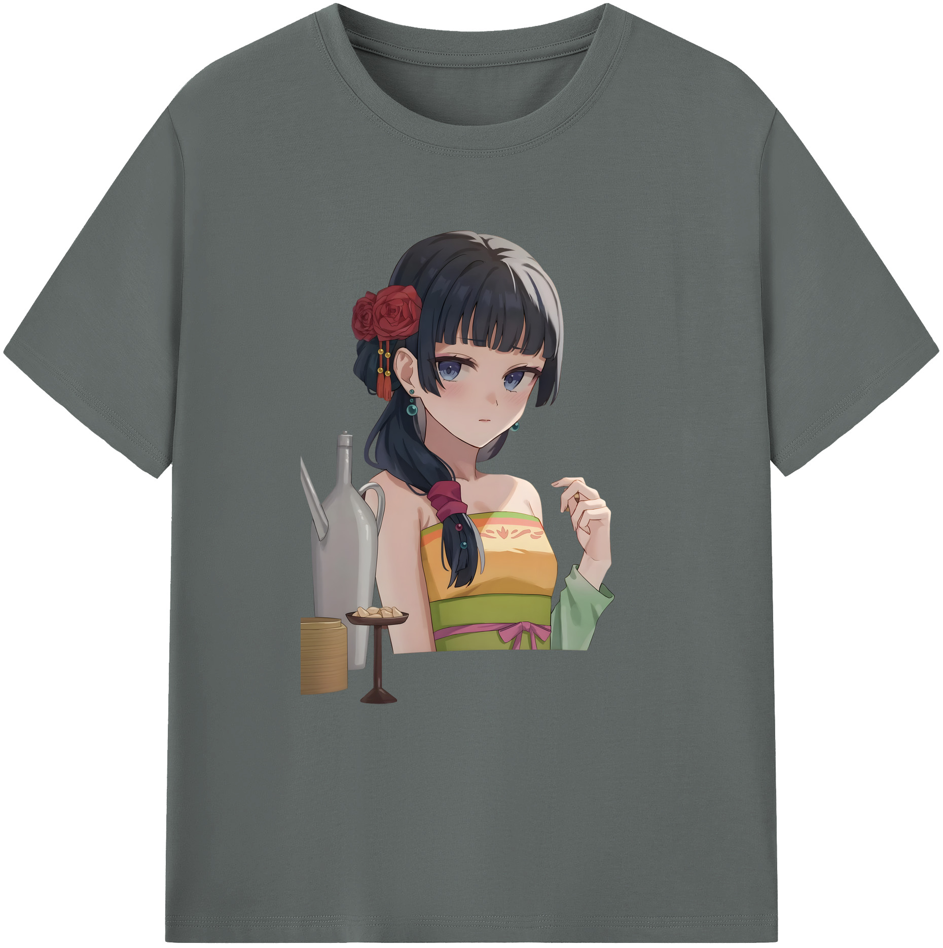 （画像用） 薬屋のひとりごと The Apothecary Diaries 綿100％ メンズ半袖Tシャツ｜肌触りやわらか＆通気性